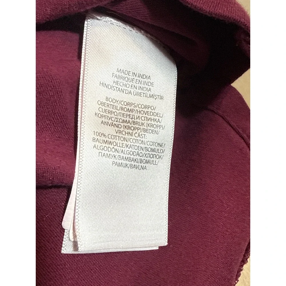 Polo Ralph Lauren Mens Burgundy Maroon Cotton Short Sleeve Polo Shirt Size M